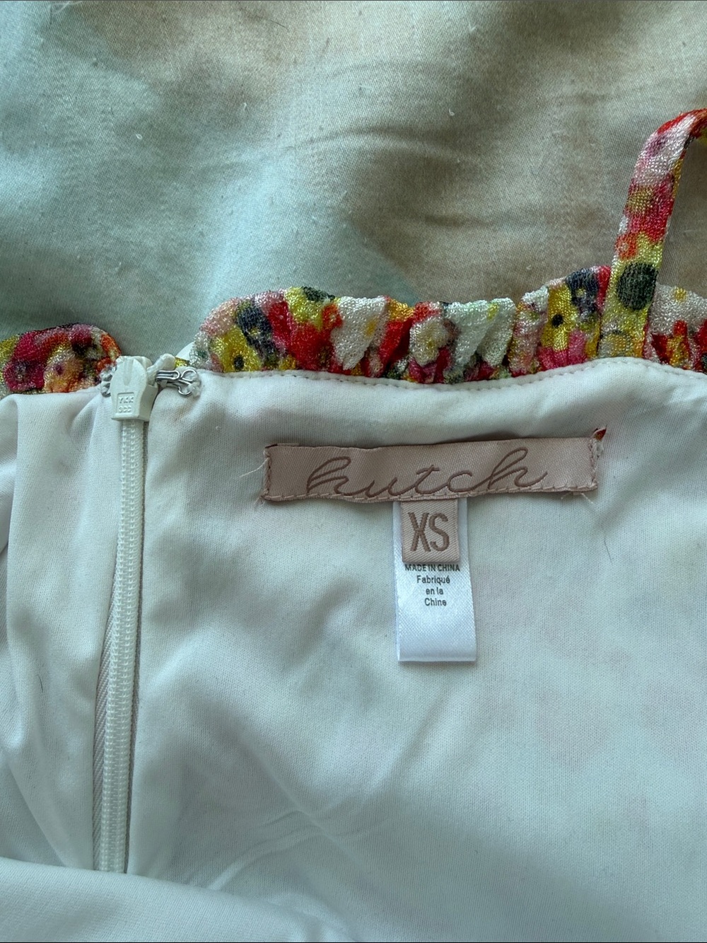 Hutch Floral Midi Dress in Pink, Yellow & Orange - Picture 4 of 5